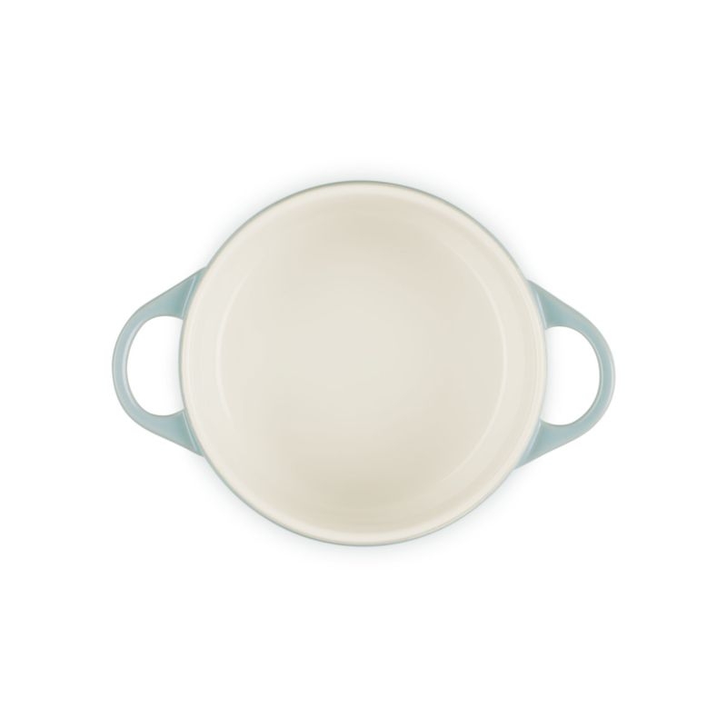 Le Creuset ® 24-Oz. Sea Salt Round Mini Cocotte with Lid - Image 2
