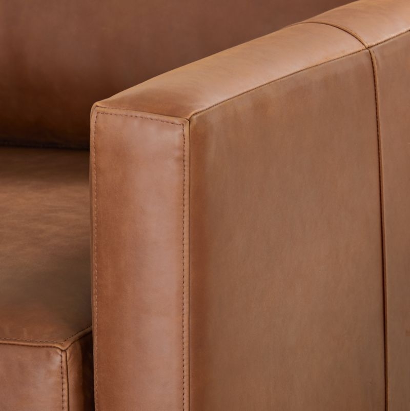 Gather Leather Right-Arm Chair - Image 5