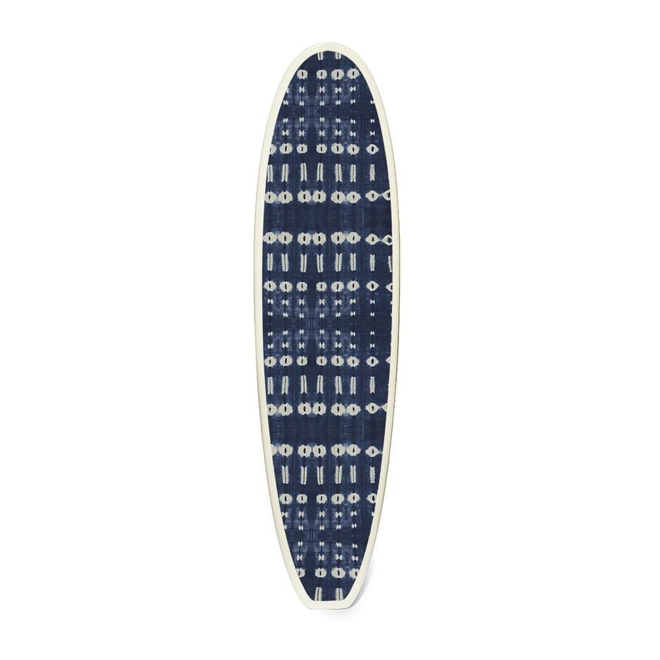 Dots & Shells Indigo Surfboard - Image 0