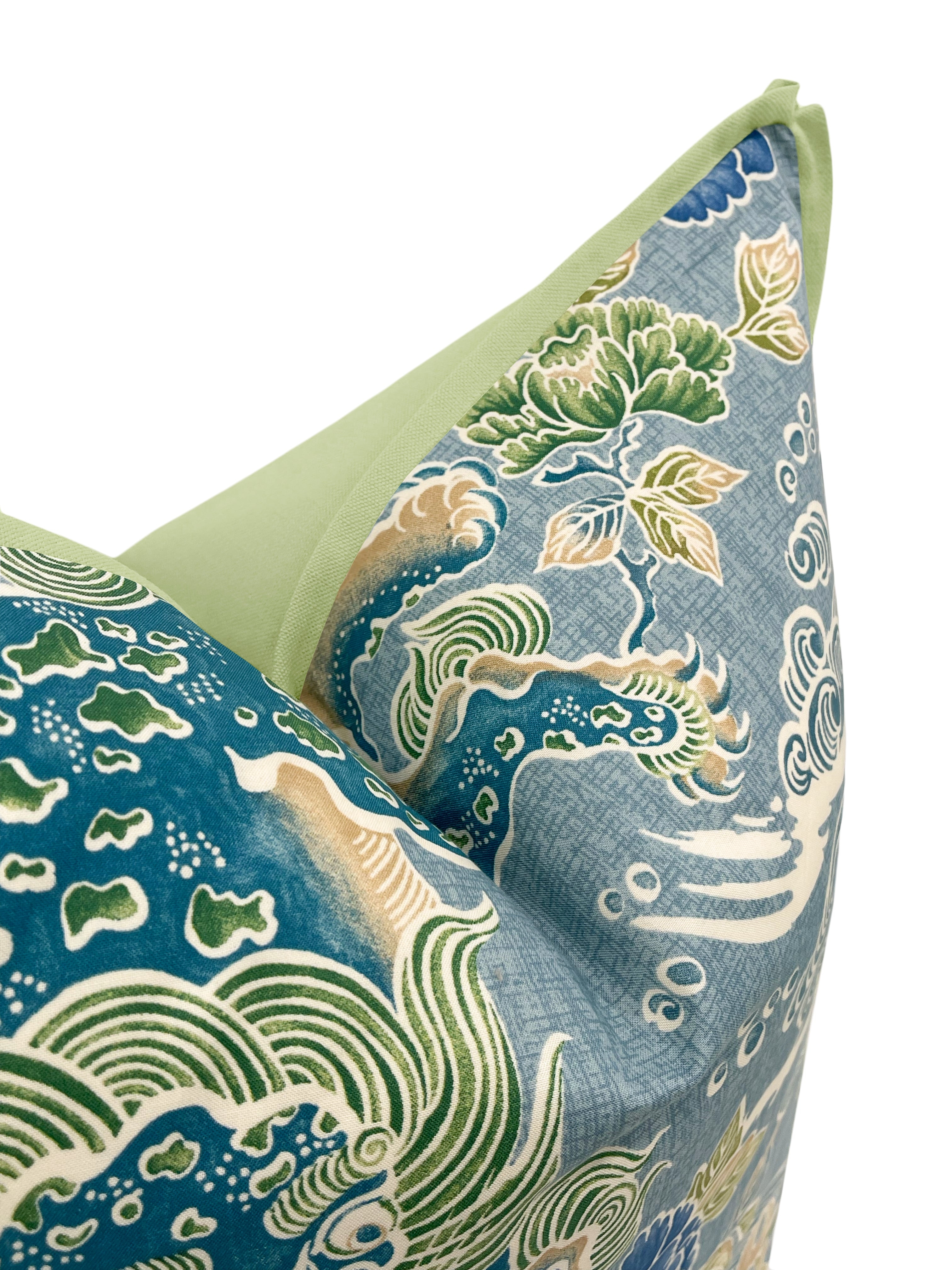 SHISHI // TURQUOISE | BRUNSCHWIG & FILS - 20" X 20" / CORDING / Celadon - Image 1