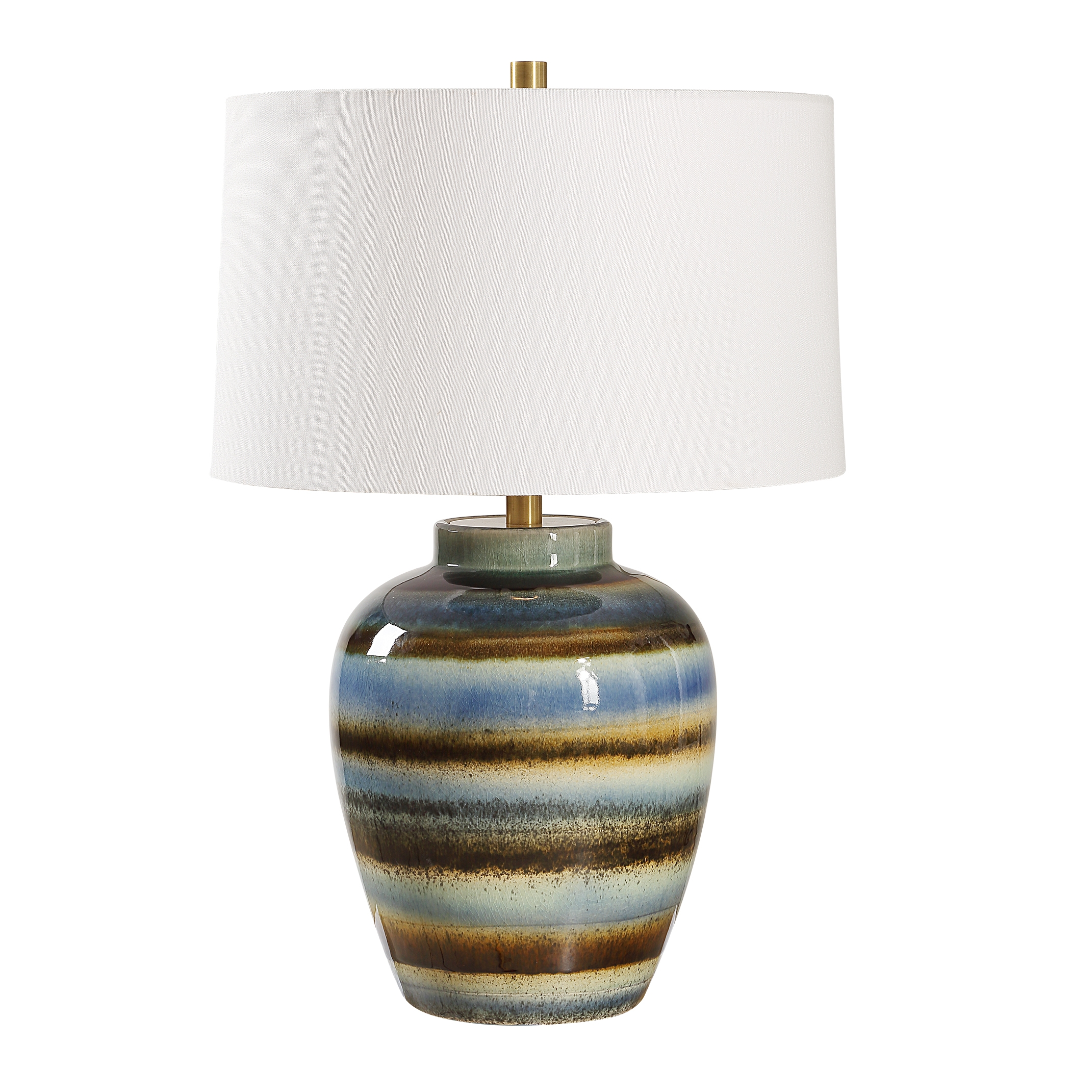 Judarn Blue Brown Table Lamp - Image 3