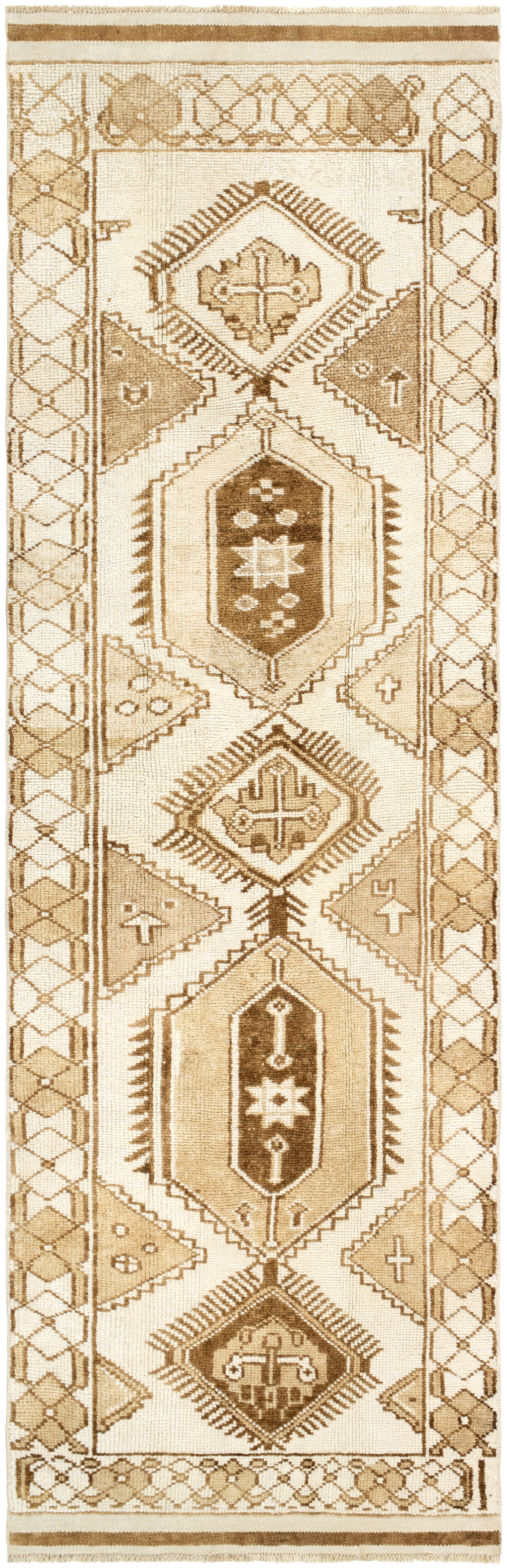 Antique One of a Kind  Indoor 3'9" x 11'3" Handmade Rug - Image 0