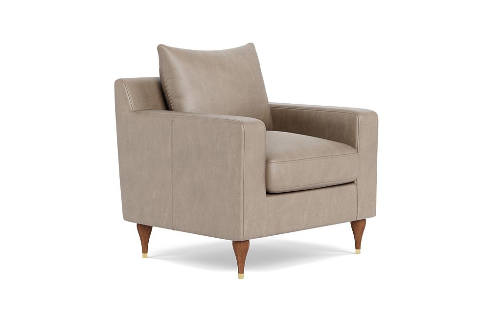 Sloan Leather Petite Chair - Image 1