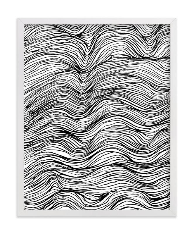 Ebb And Flow Ink Lines Limited Edition Fine Art Print - Image 0