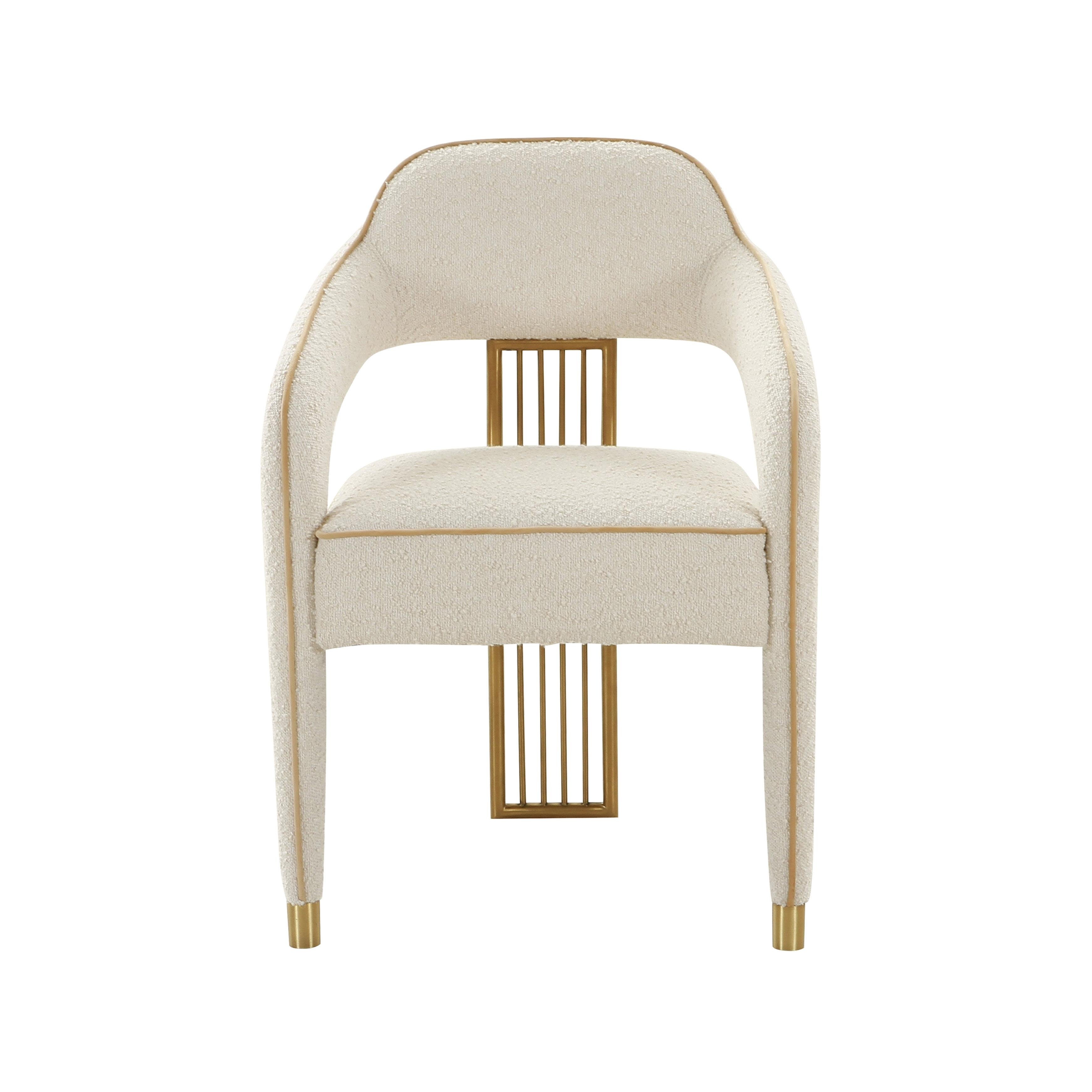 Corralis Cream Boucle Dining Chair - Image 1