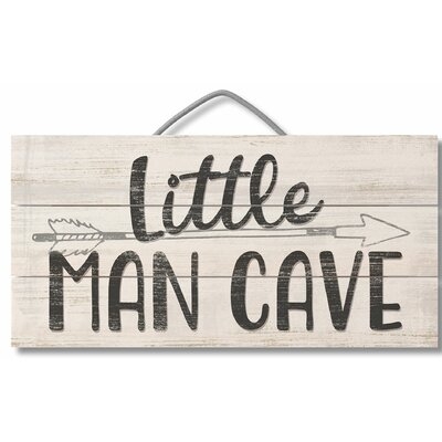 Little Man Cave Slatted Wood Wall Décor - Image 0