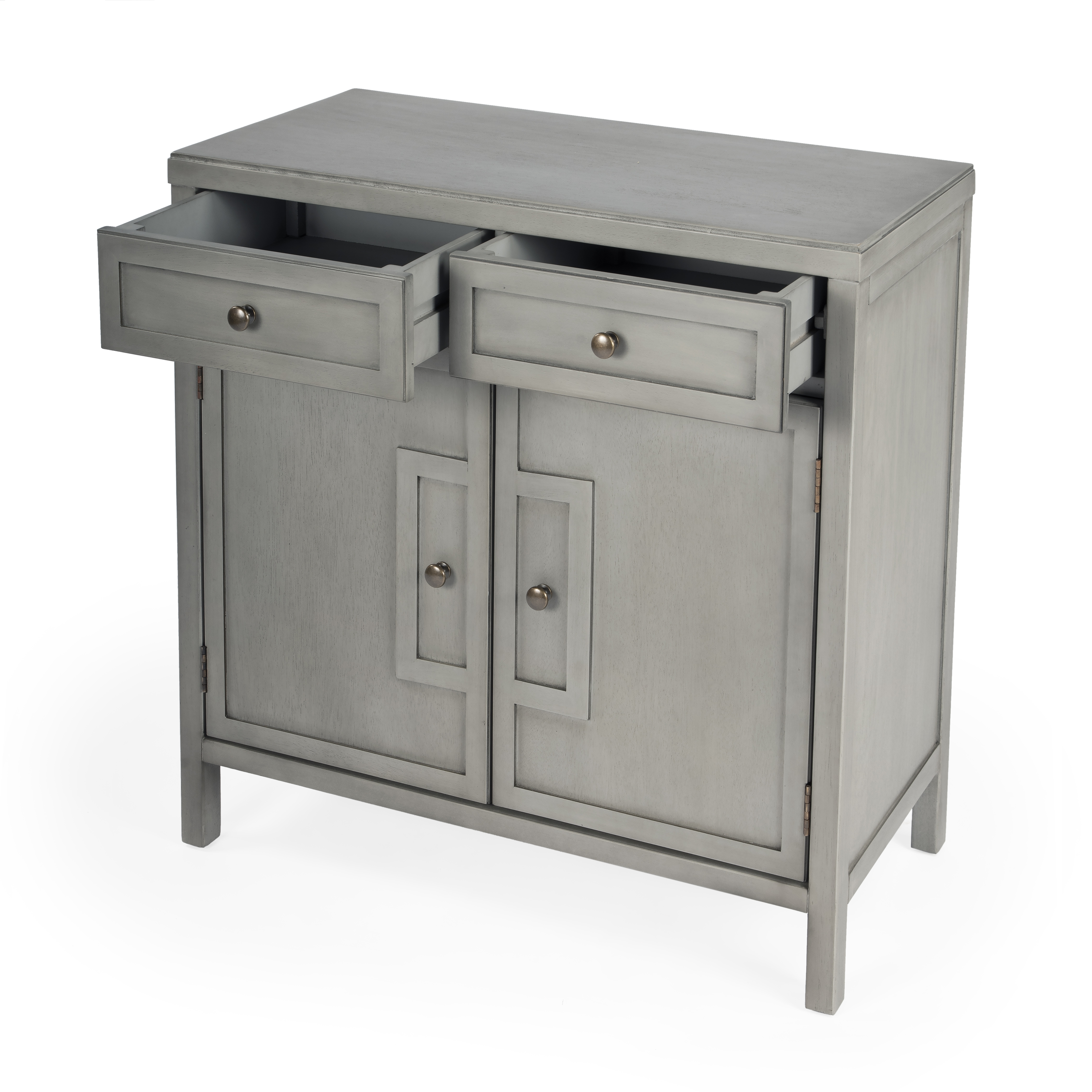 Imperial Gray Accent Cabinet - Image 1