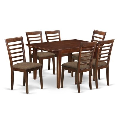Agesilao Butterfly Leaf Rubber Solid Wood Dining Set - Image 0