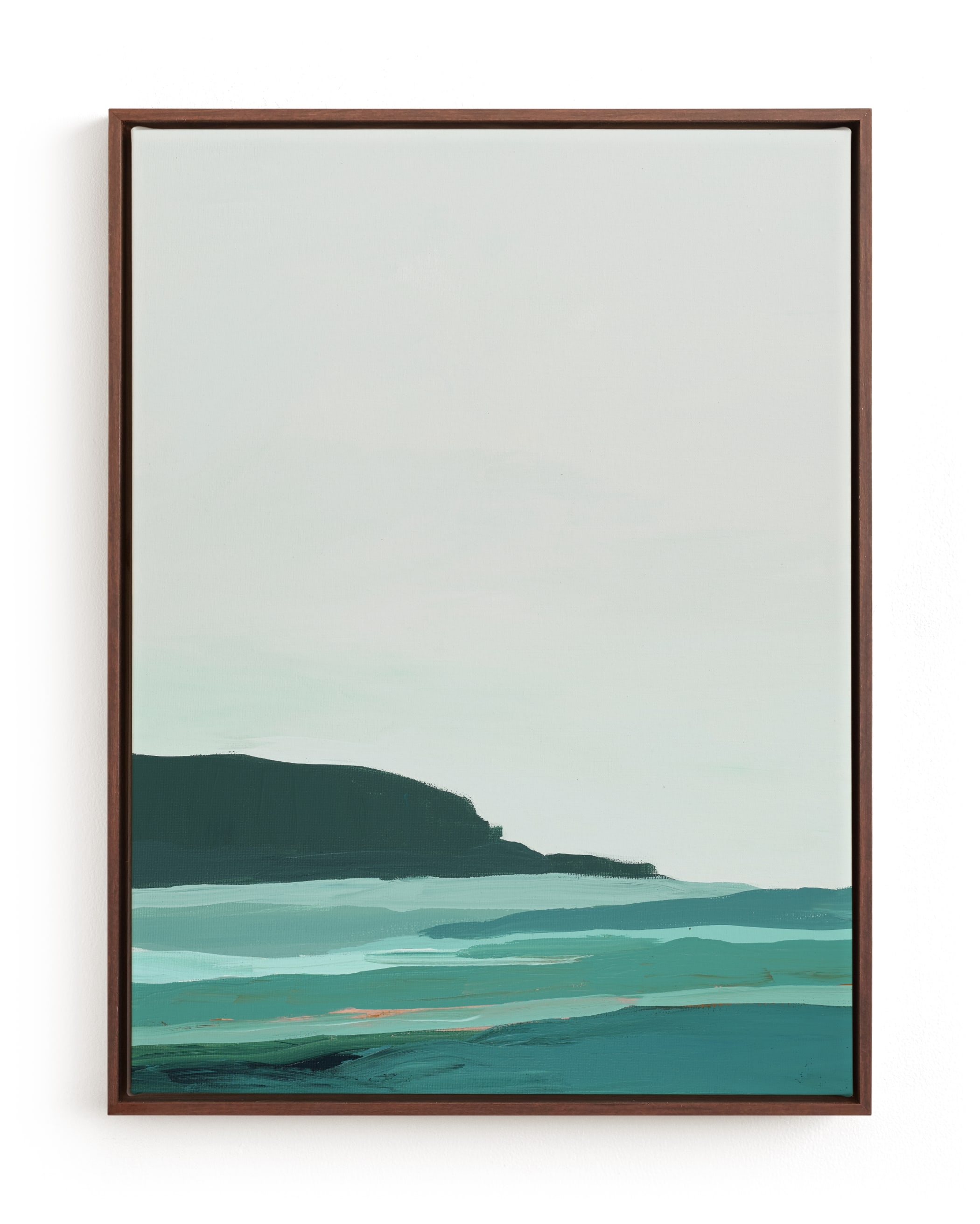 Abstract Pacific Seascape Diptych 2 Art Print - Image 0