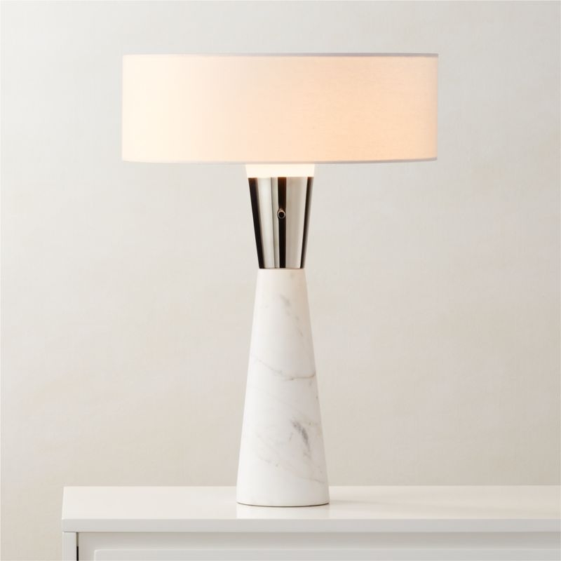 Exposior Marble Table Lamp Model 2011 by Paul McCobb - Image 1