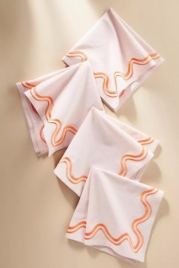 Madeline Embroidered Napkins, Set of 4 - Image 0