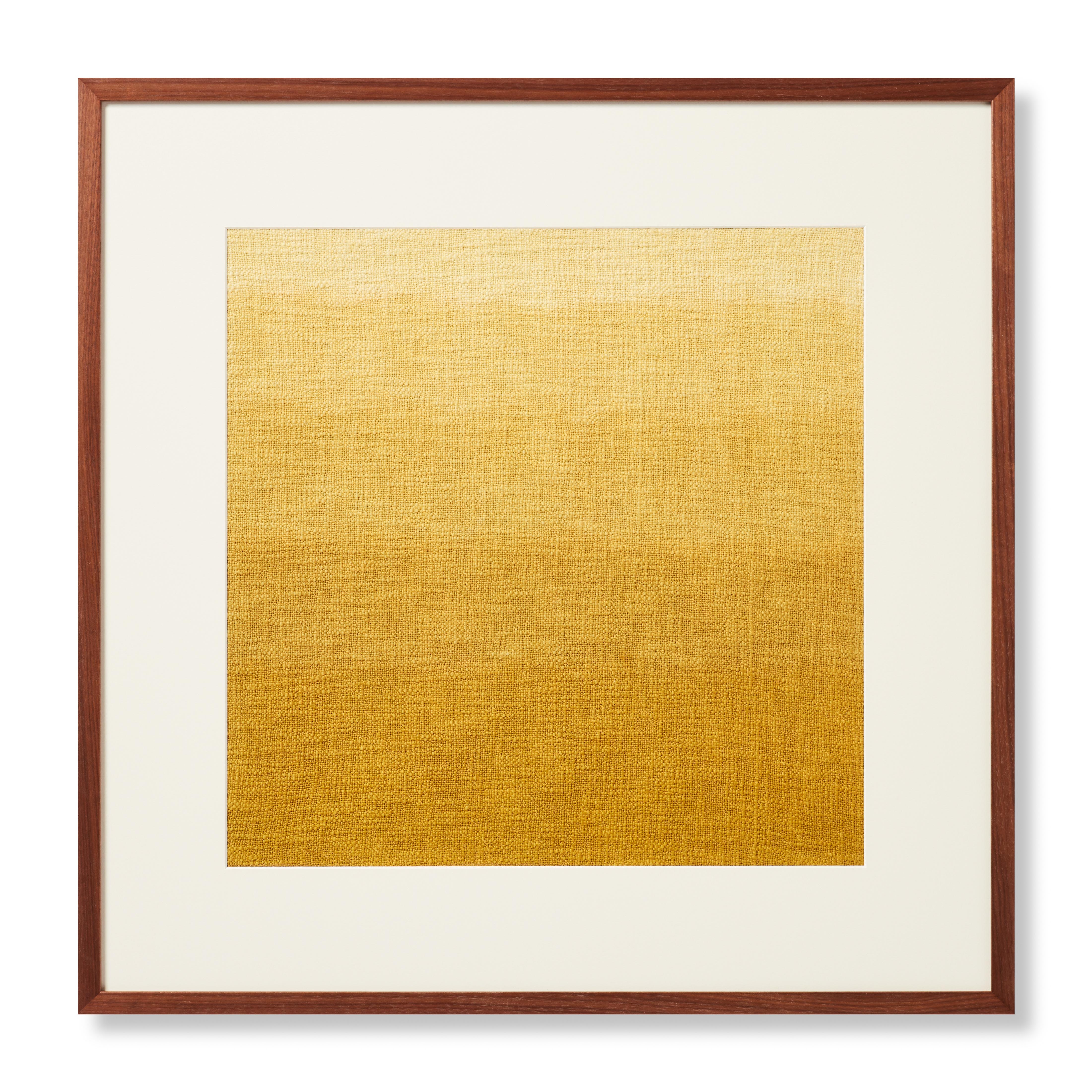 WOOD FRAME DEEPC GOLD 2'-4" x 2'-4" WALL ART - Image 0