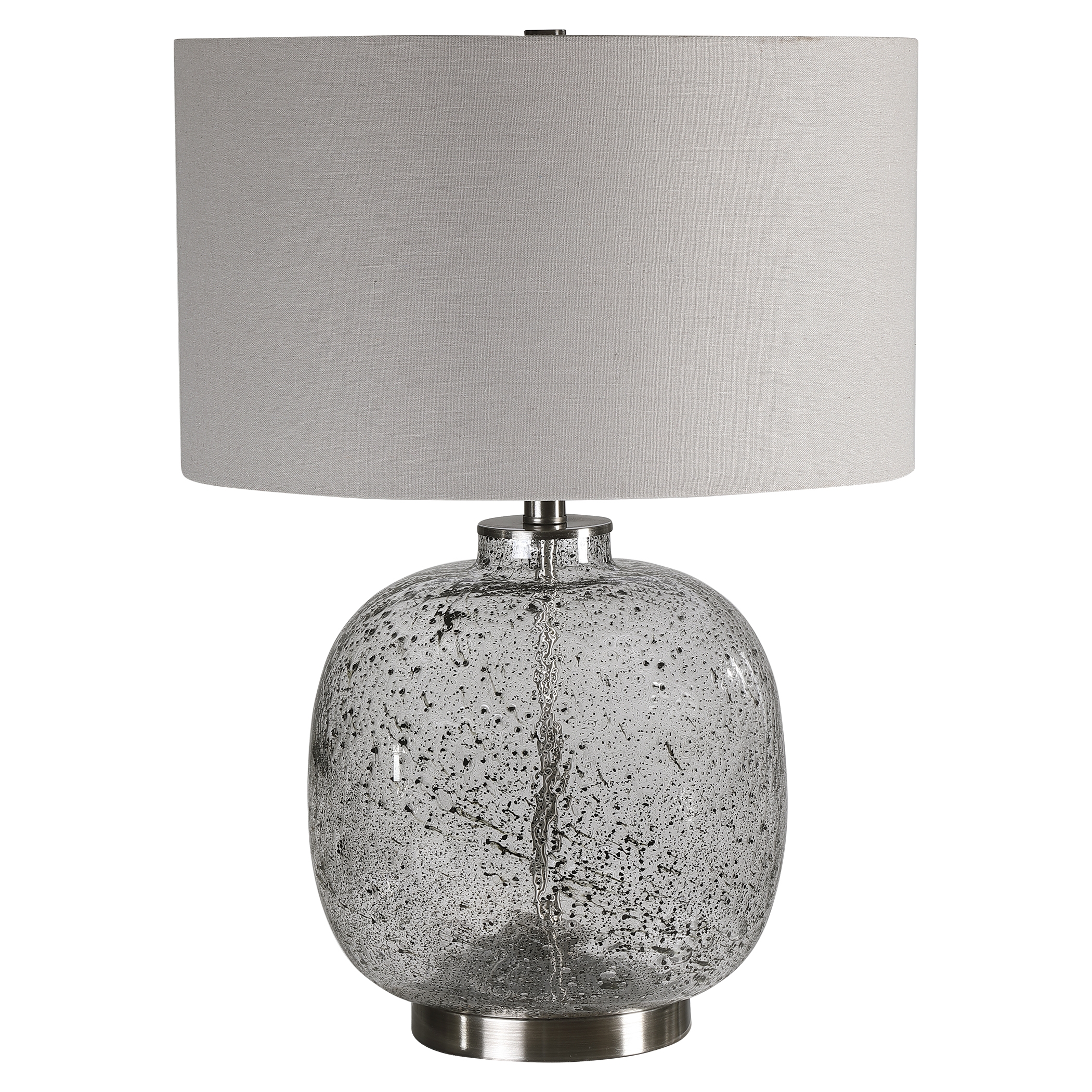 Storm Glass Table Lamp, 17" x 17" x 23.25" - Image 0
