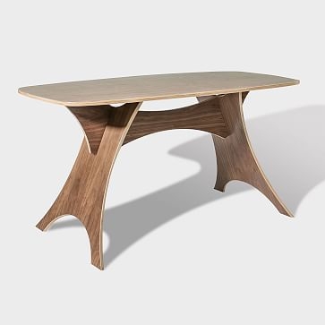 Simbly Desk + Kitchen Table, Walnut - Image 0