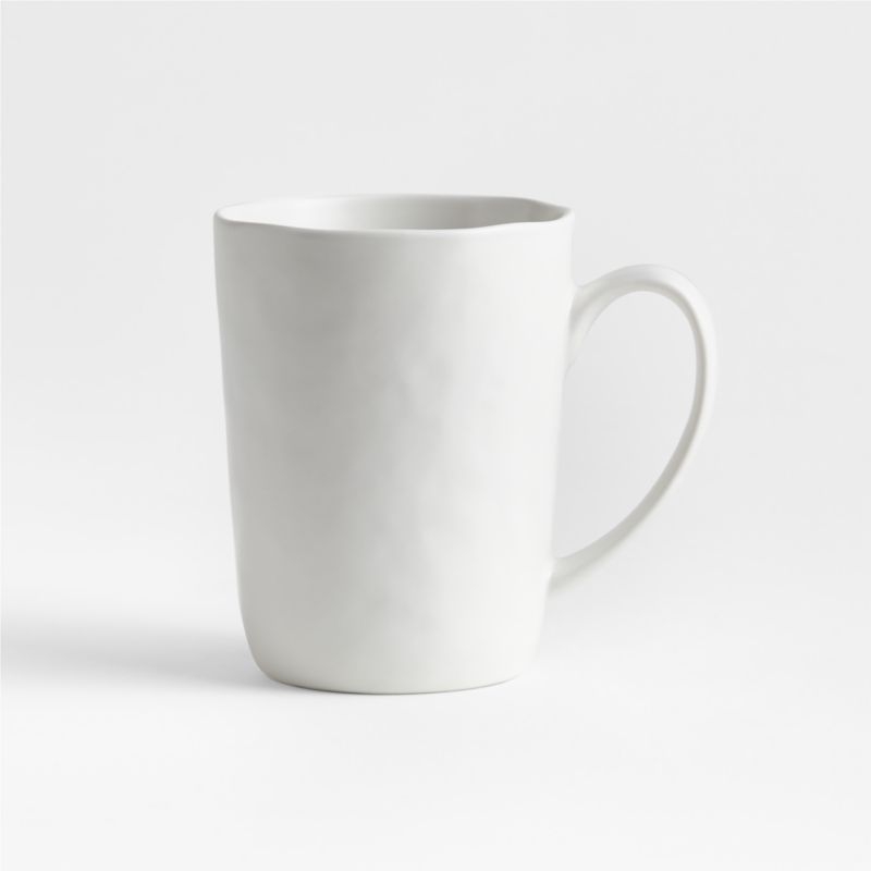 Mercer 14-oz. Matte White Mugs, Set of 8 - Image 2