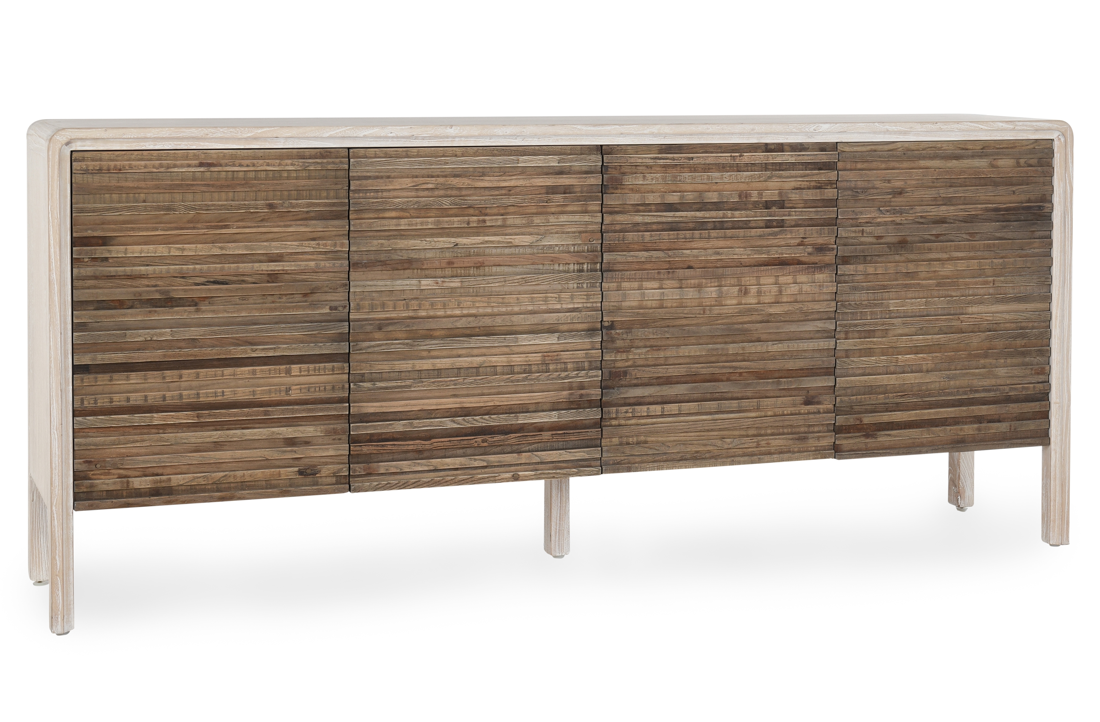 Elodie 4Dr Sideboard Beige/Natural - Image 0