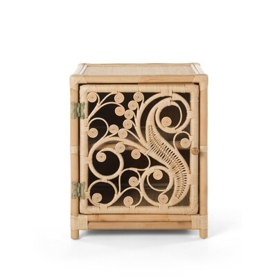 Étienne Wicker Nightstand-right - Image 0