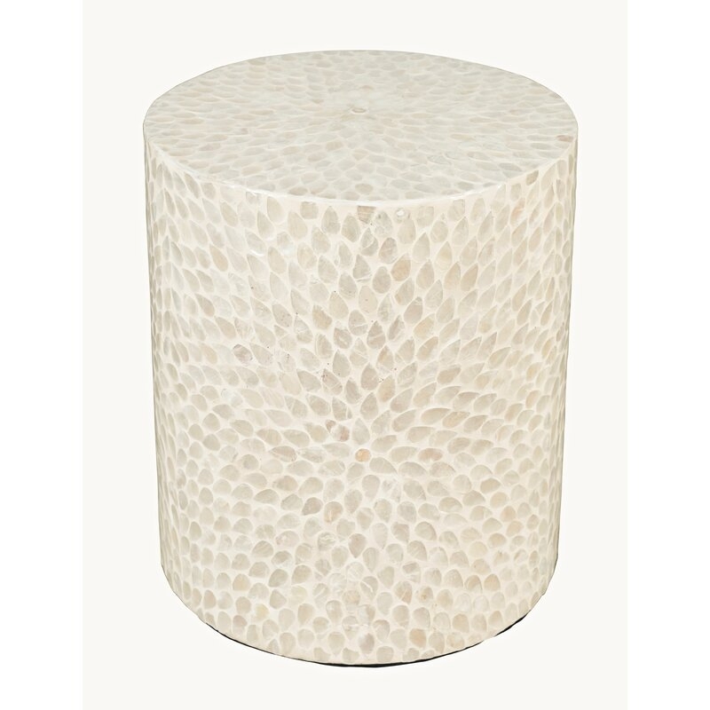 16'' Tall Drum End Table - Image 1
