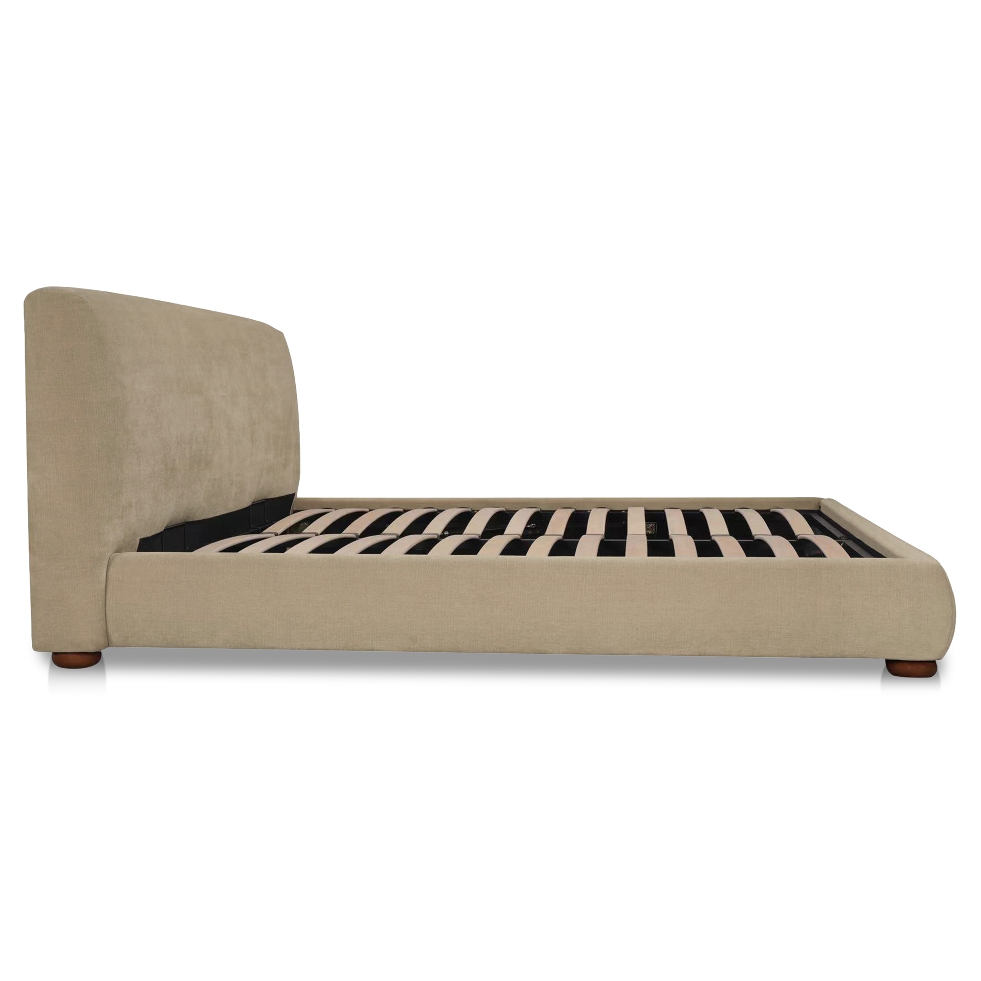 Beau Queen Storage Bed Warm Beige - Image 2