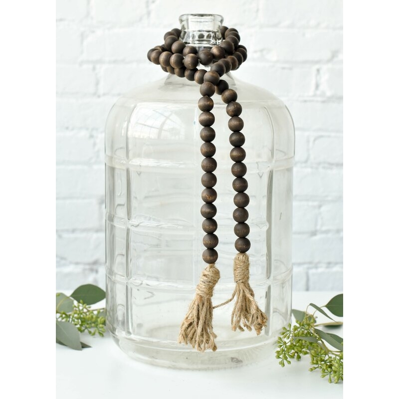 Phineas Bead Garland, Brown - Image 1