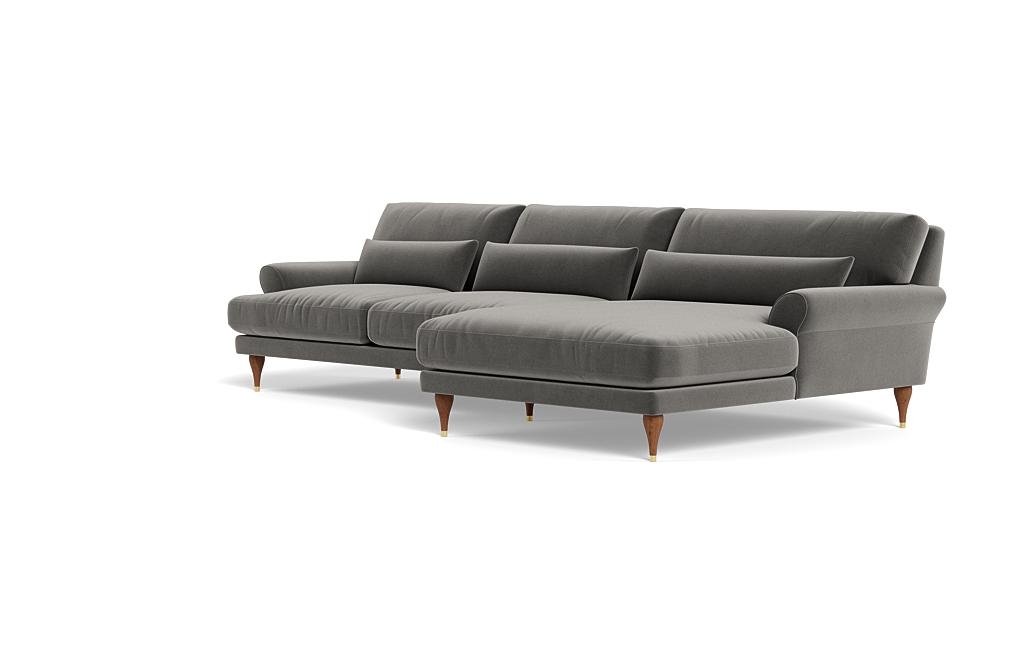 Maxwell Sectional Sofa with Right Chaise by Apartment Therapy - Image 2