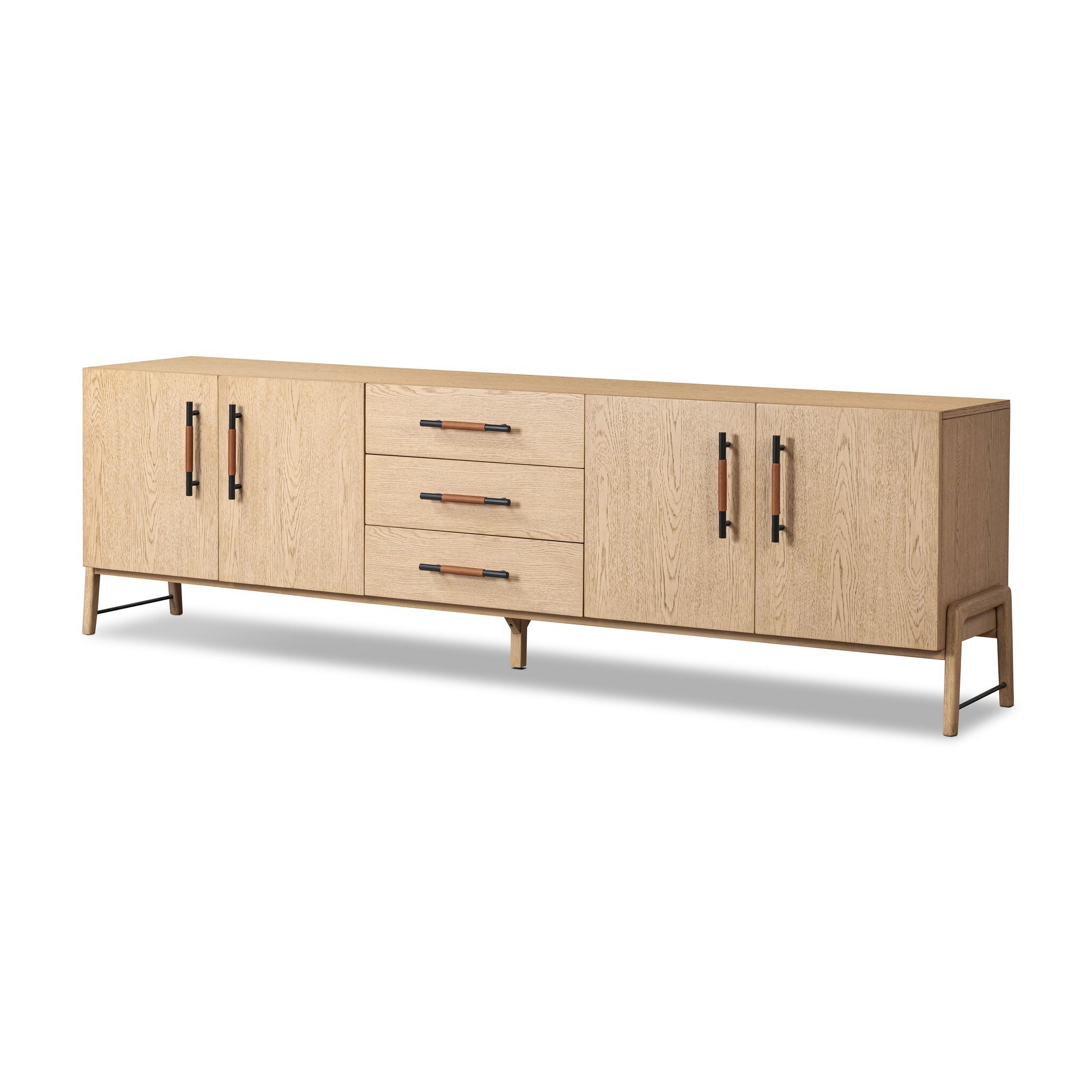Rosedale Media Console - Yucca Oak Veneer - Image 1
