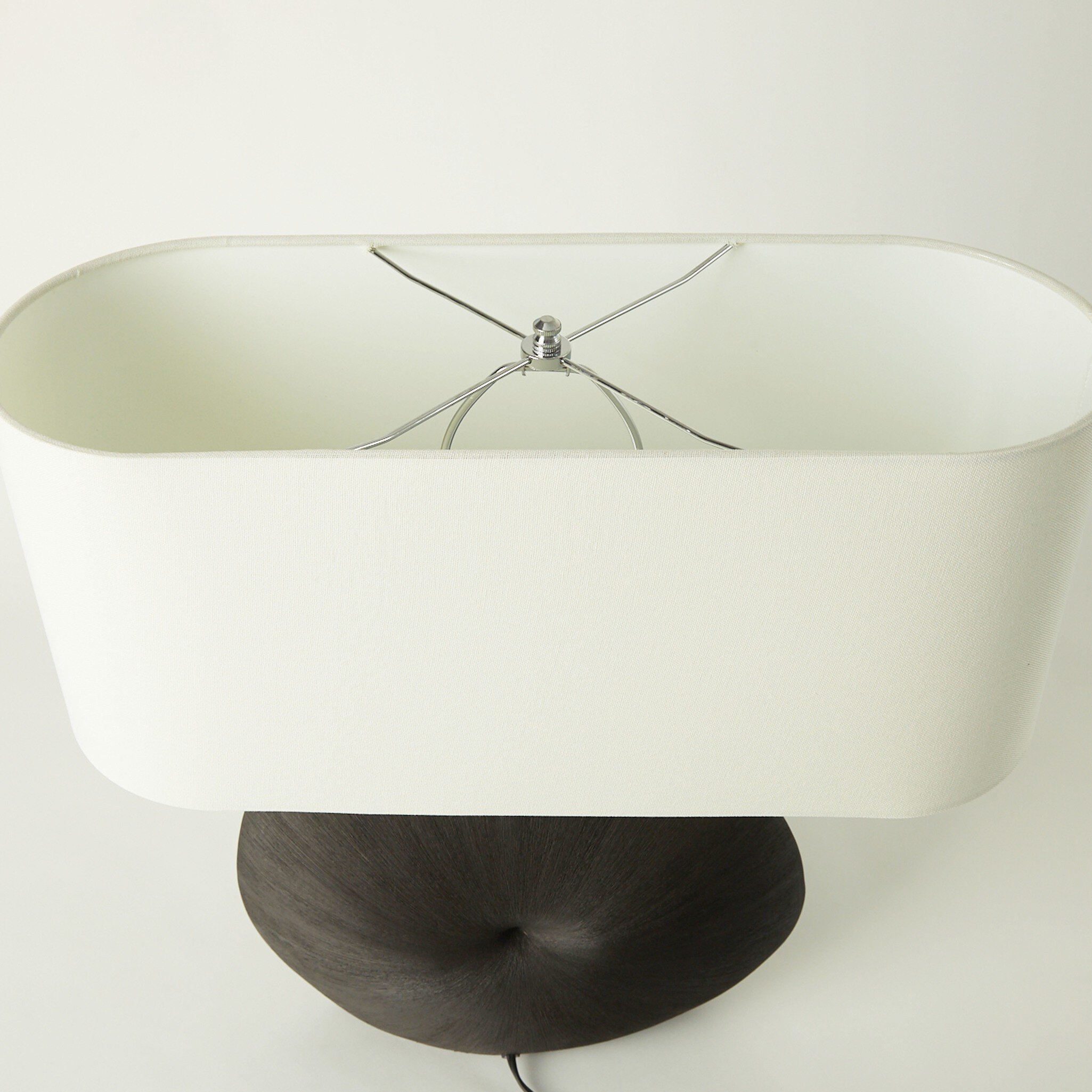 Busaba Table Lamp - Textured Matte Black Porcelain Ceramic - Image 9