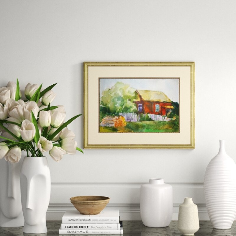 Wendover Art Group 'Cottage on the Cape II' - Picture Frame Painting - Image 0