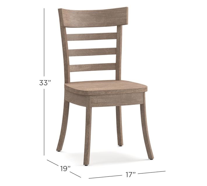 Liam Dining Side Chair, Weathered Gray - Image 2