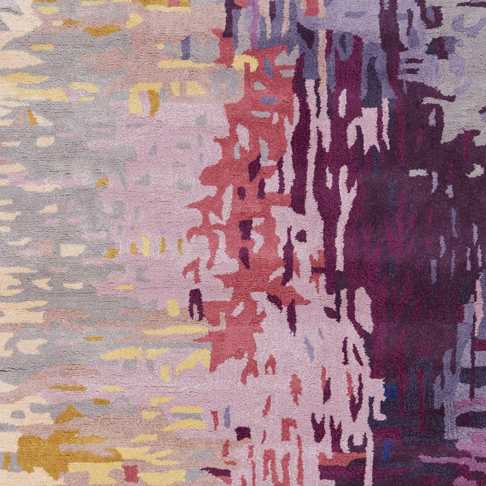 Banshee Purple Indoor 8' x 11' Handmade Rug - Image 2