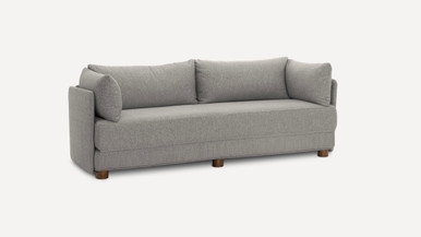 Shift Sleeper Sofa - Heather Charcoal - Performance Basketweave - Image 1