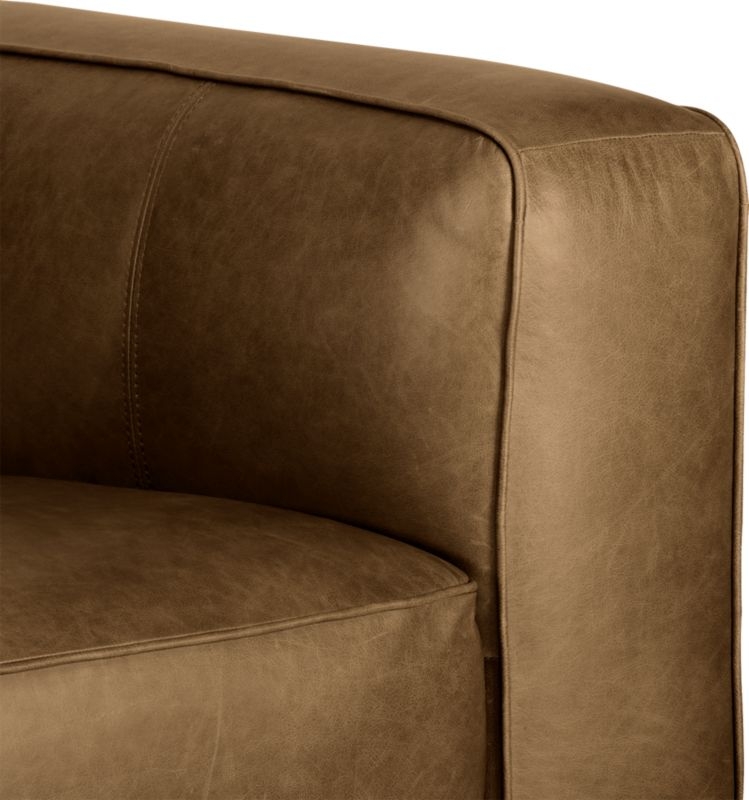 Lenyx Bello Grey Leather Sofa - Image 5