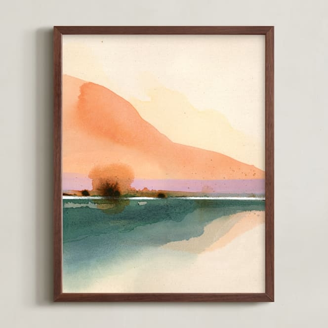 Orange Sunset Scenery 1 Limited Edition Fine Art Print 2 - Image 0