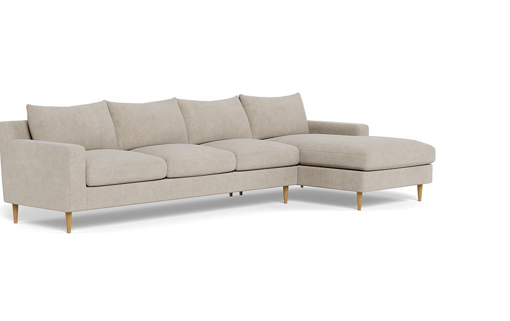 Sloan 4-Seat Right Chaise Sectional - Image 1