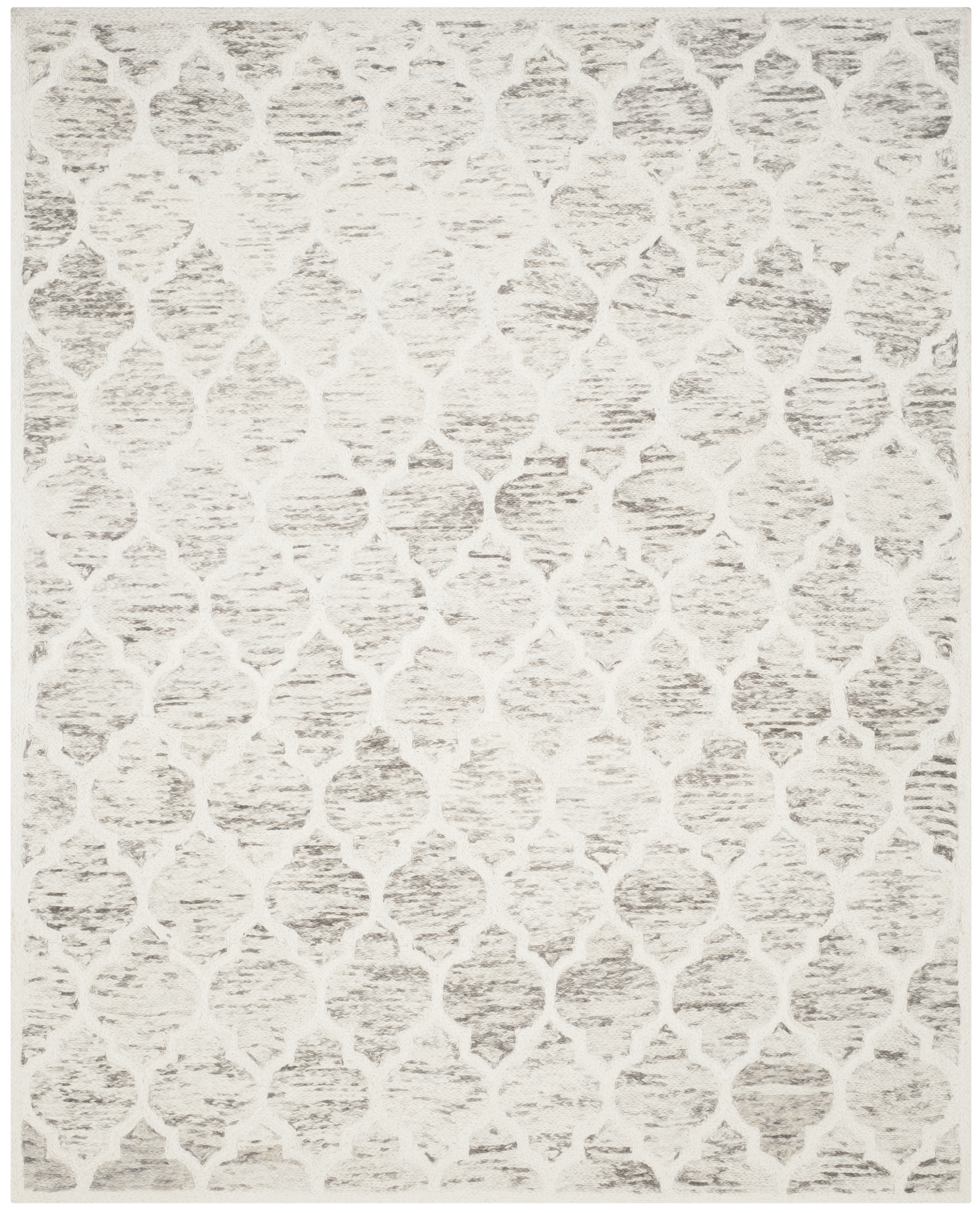 Arlo Home Hand Loomed Area Rug, HIM121A, Grey/Ivory,  8' X 10' - Image 0