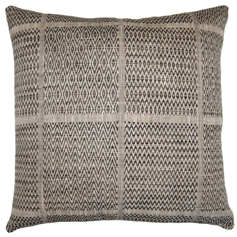 Square Feathers Nomad Diamonds Throw Pillow Size: 20" x 20" - Image 0