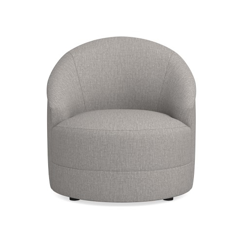 Capri Occasional Chair, Standard Cushion, Perennials Performance Melange Weave, Fog - Image 0