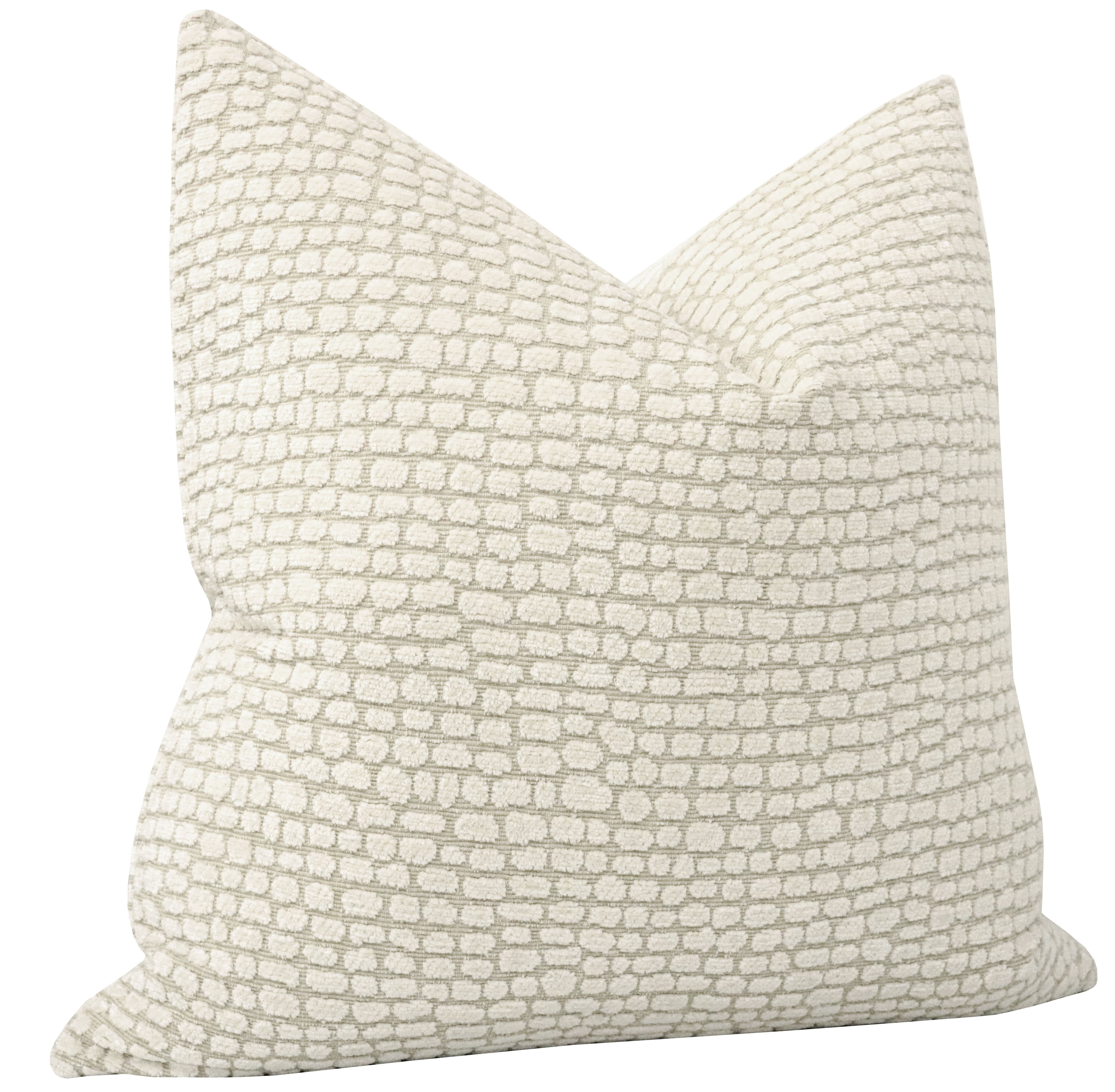Ocelot Chenille Throw Pillow, 18" x 18" - Image 3