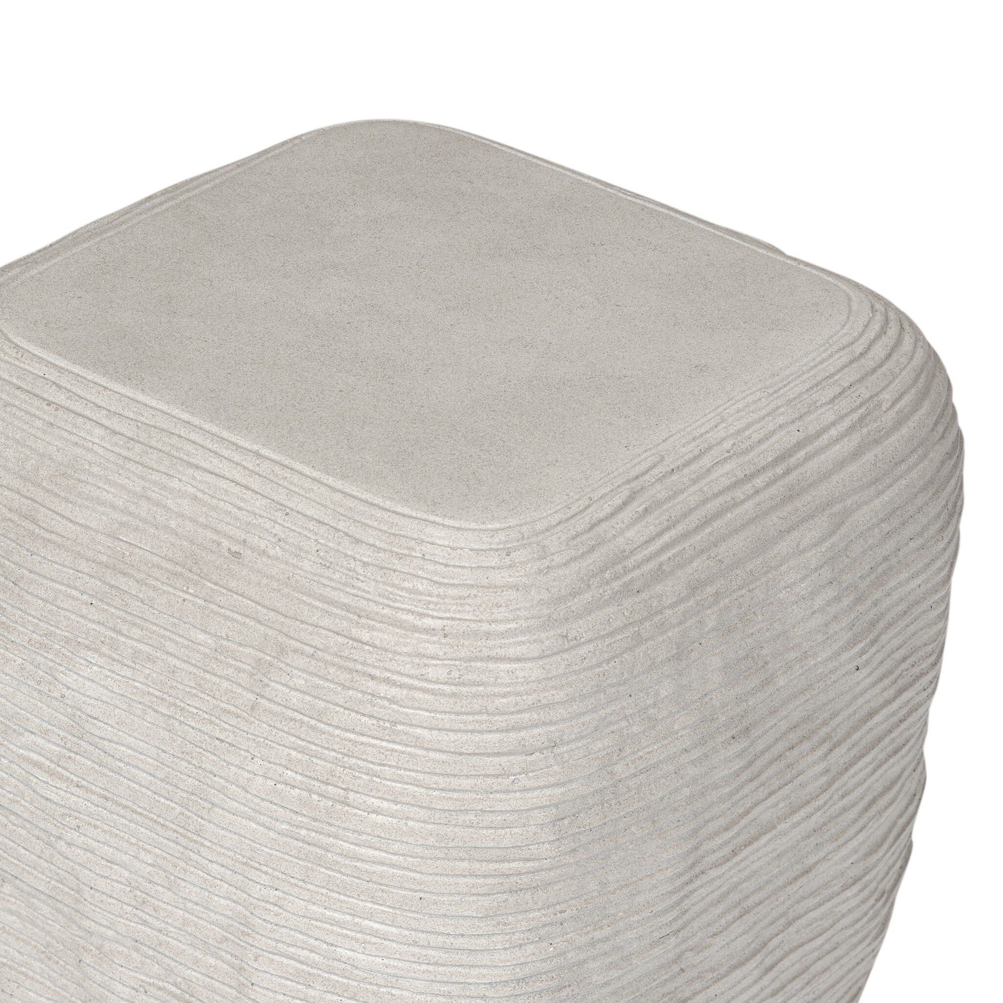 Cirri End Table - Smooth Lunar Concrete - Image 7
