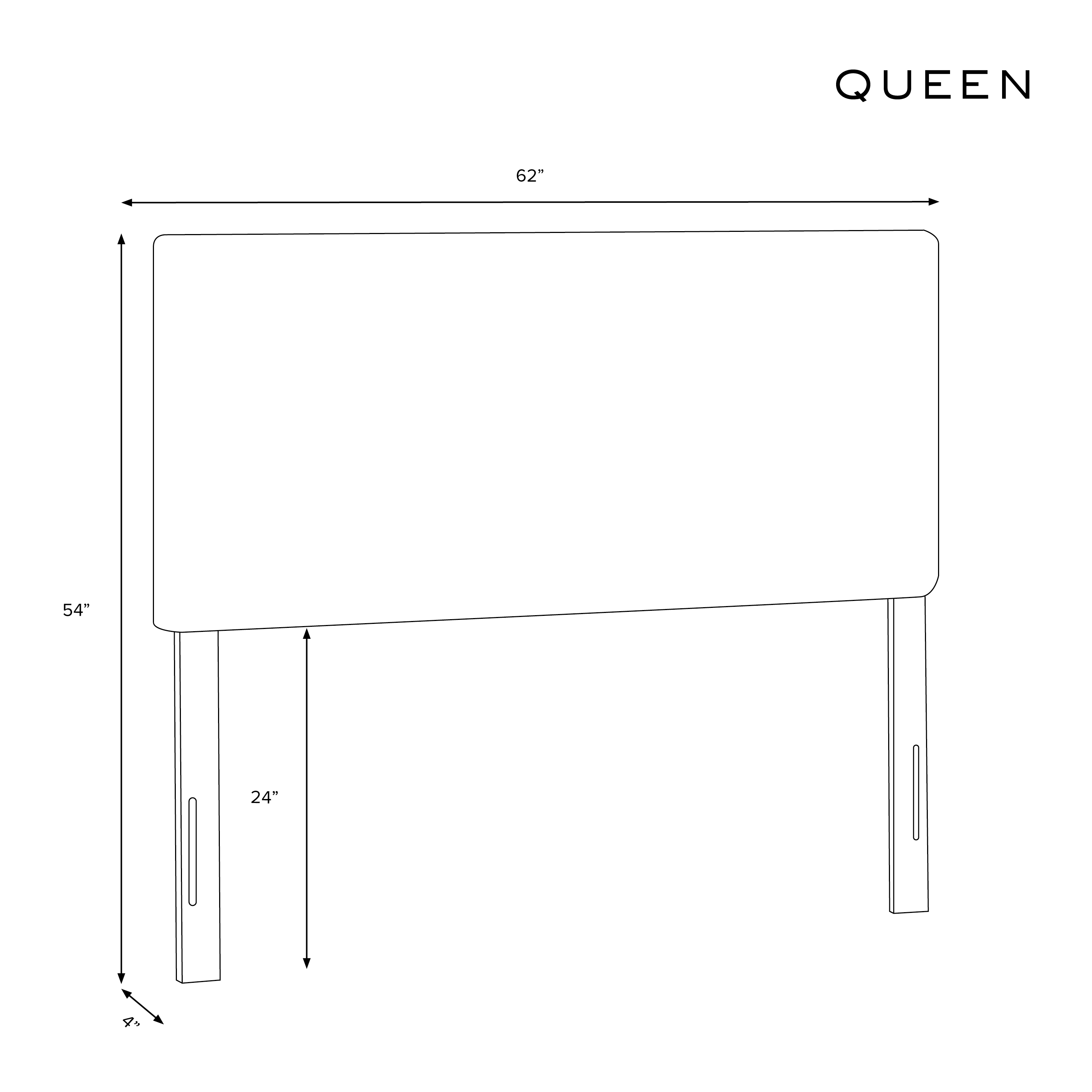 Lafayette Headboard, Queen, Linen - Image 5