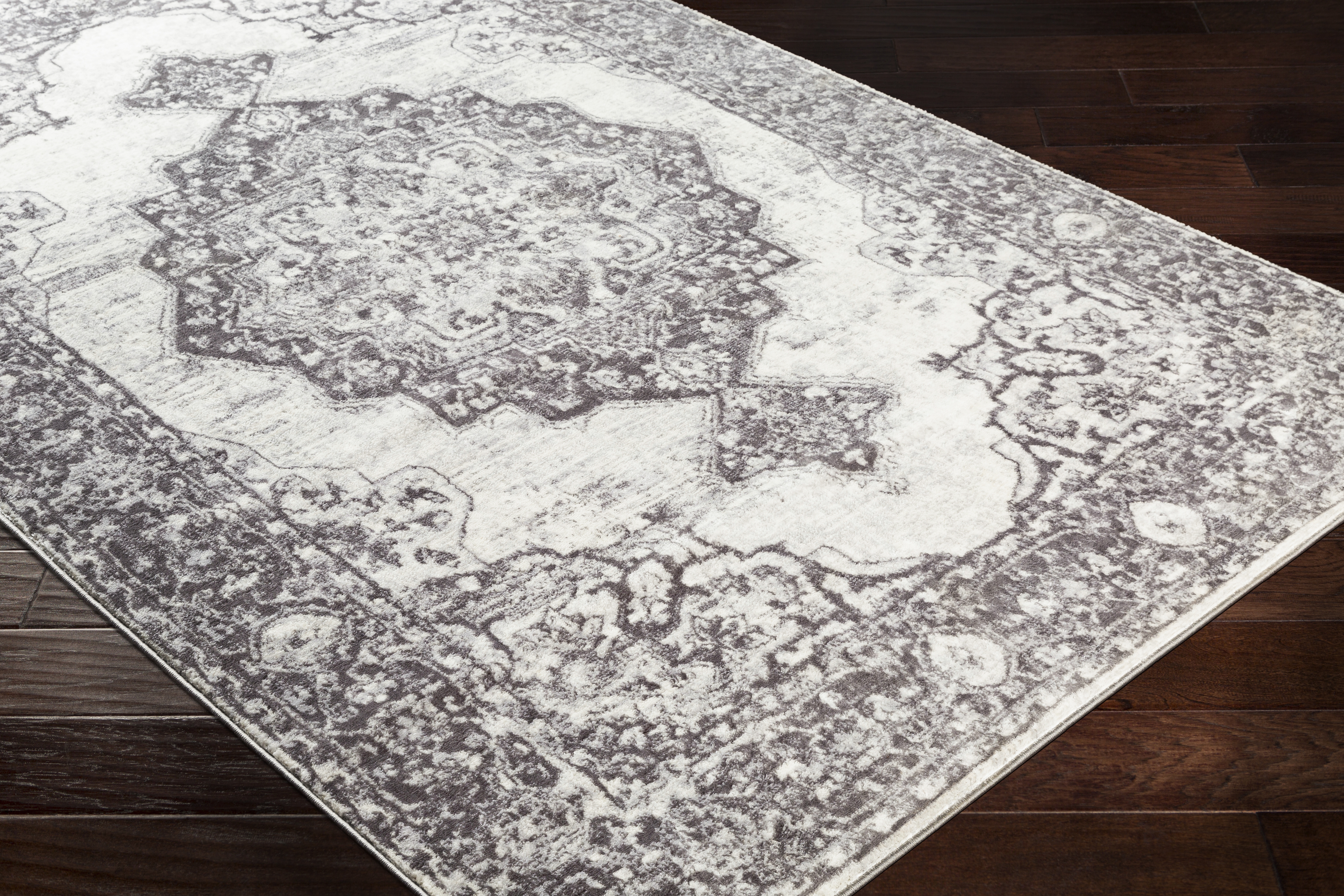 Wanderlust Gray Indoor 8'10" x 12'4" Machine Woven Rug - Image 6