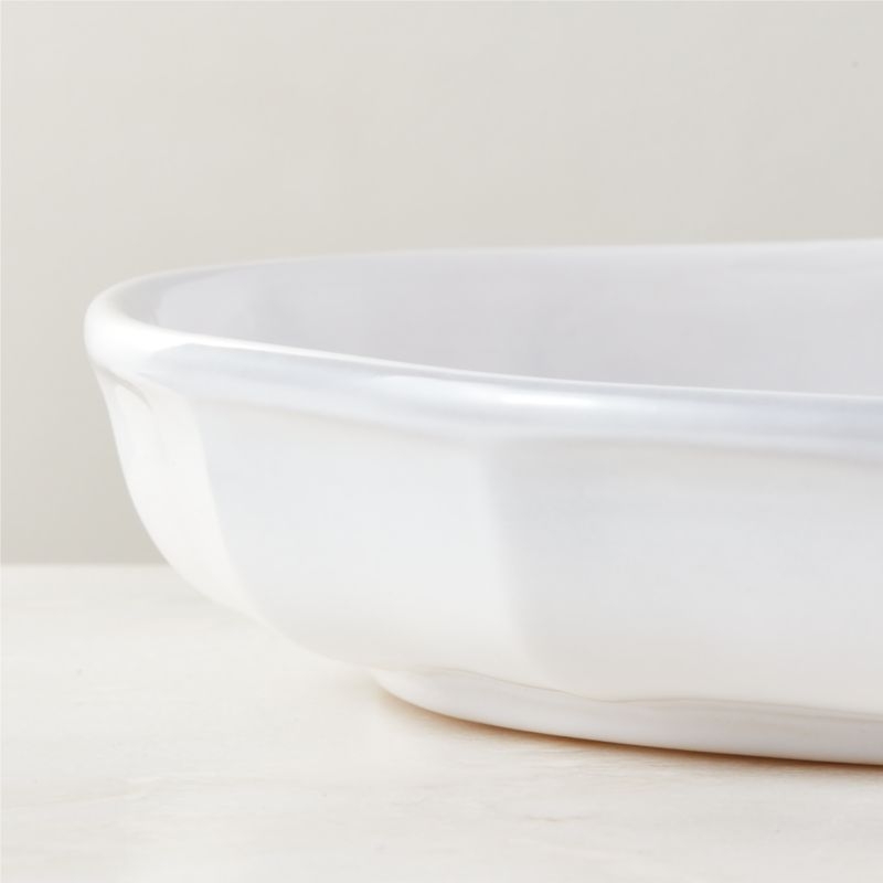 Cremieux White Ceramic Paneled Pasta Bowl by goop - Image 2
