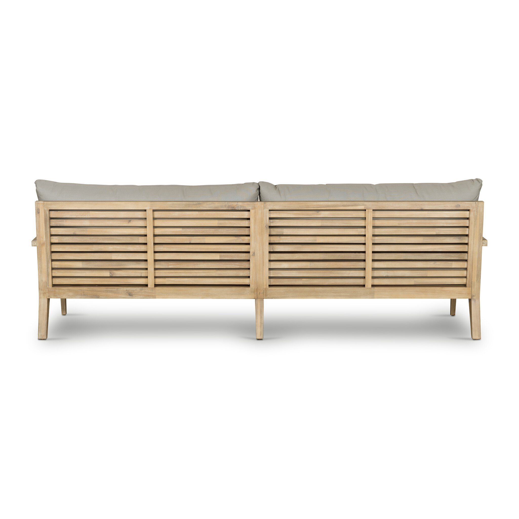 Amaya Outdoor Sofa-94" - Natural Acacia - Image 5