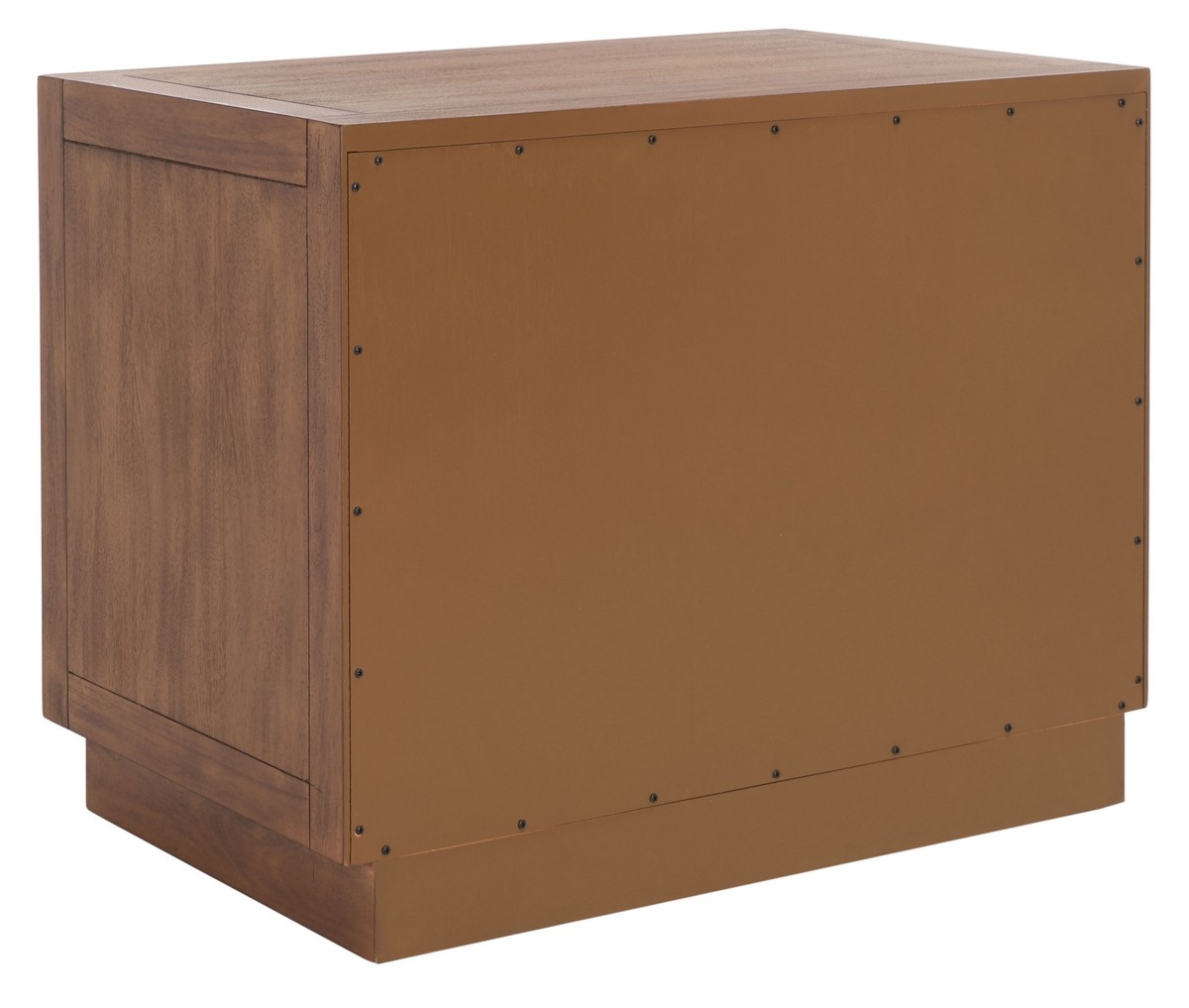 Steve 2 Drawer Wood Nightstand - Brown - Image 5