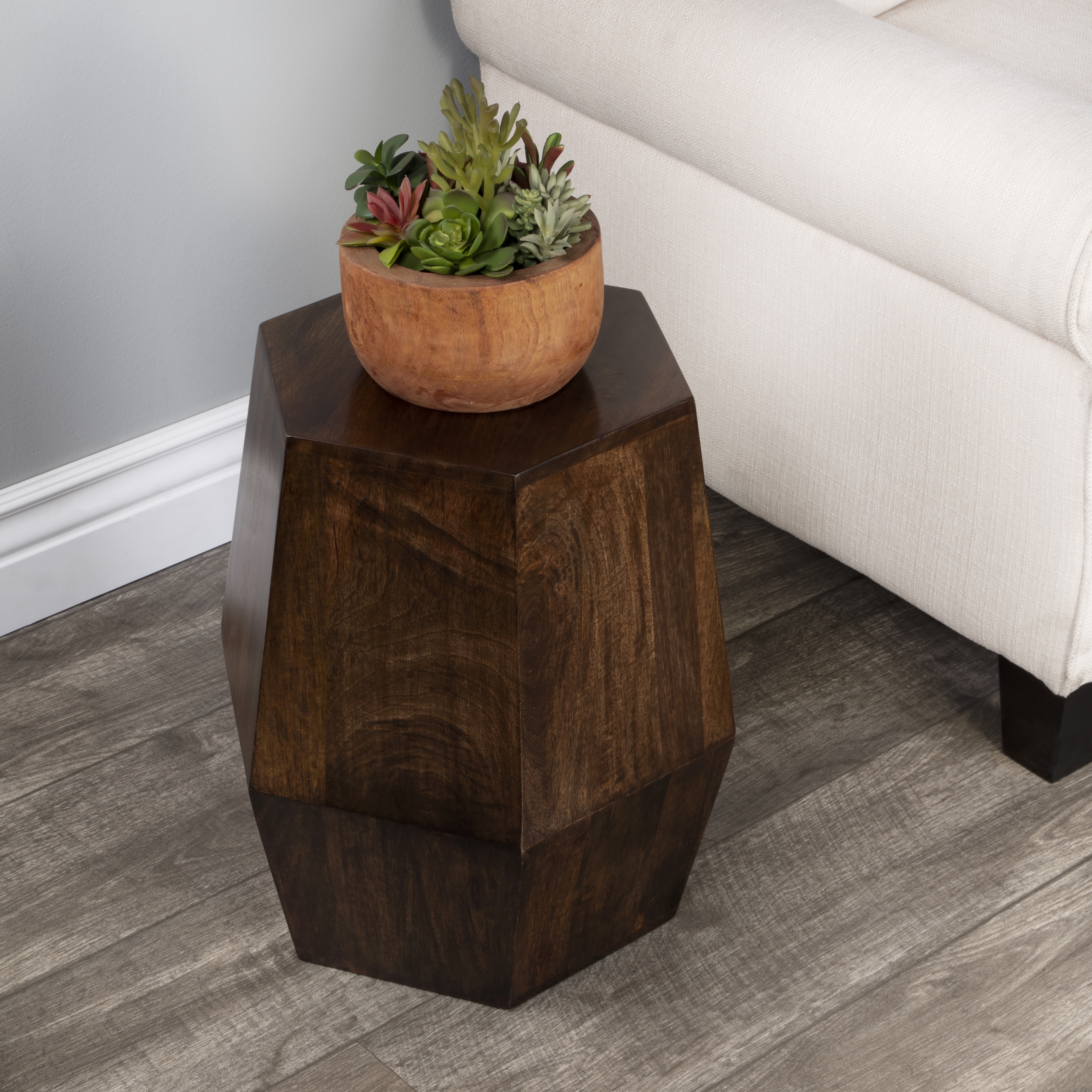 Gulchatai Walnut Side Table - Image 2