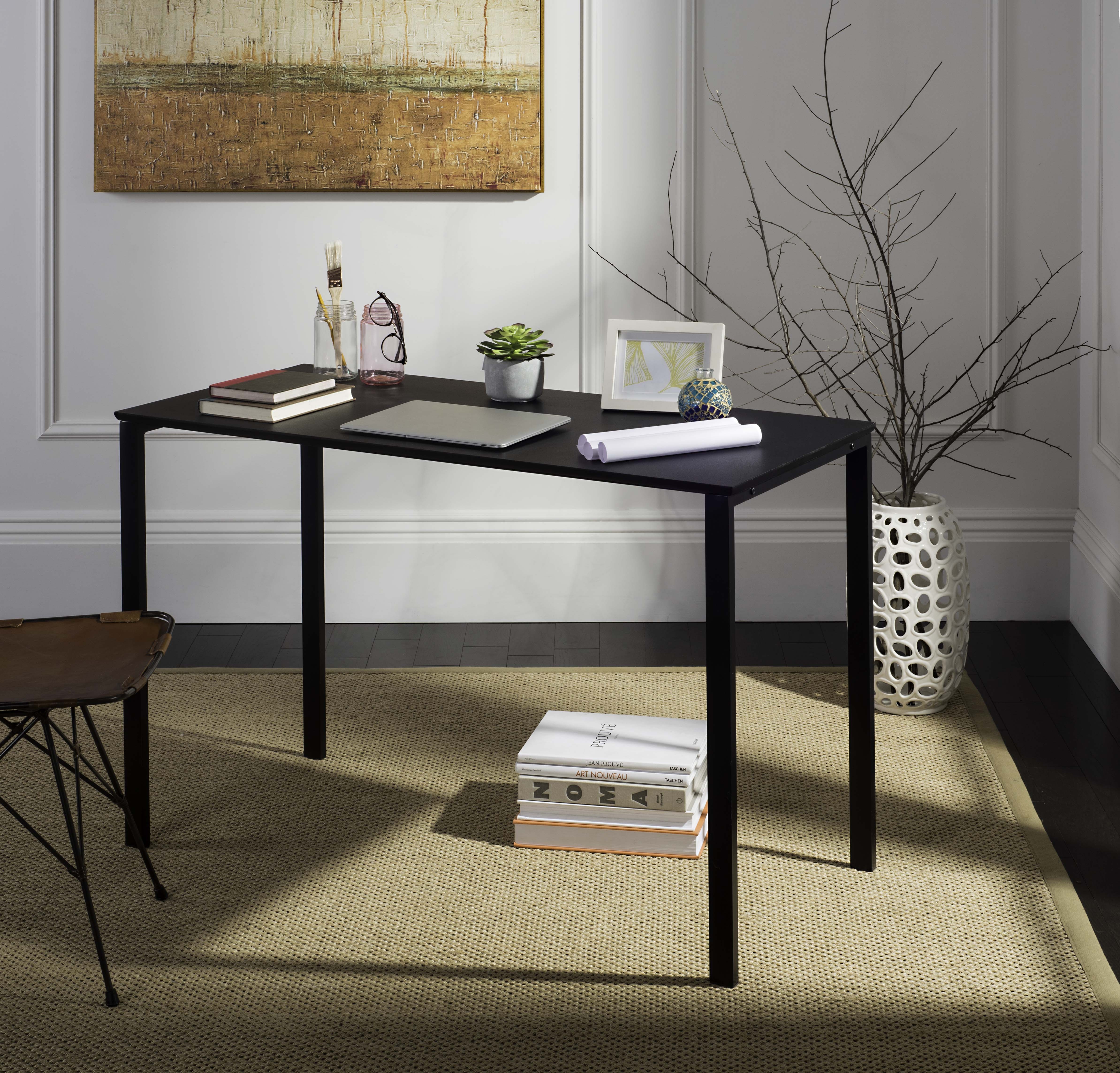 Dalit Desk - Black - Safavieh - Image 1