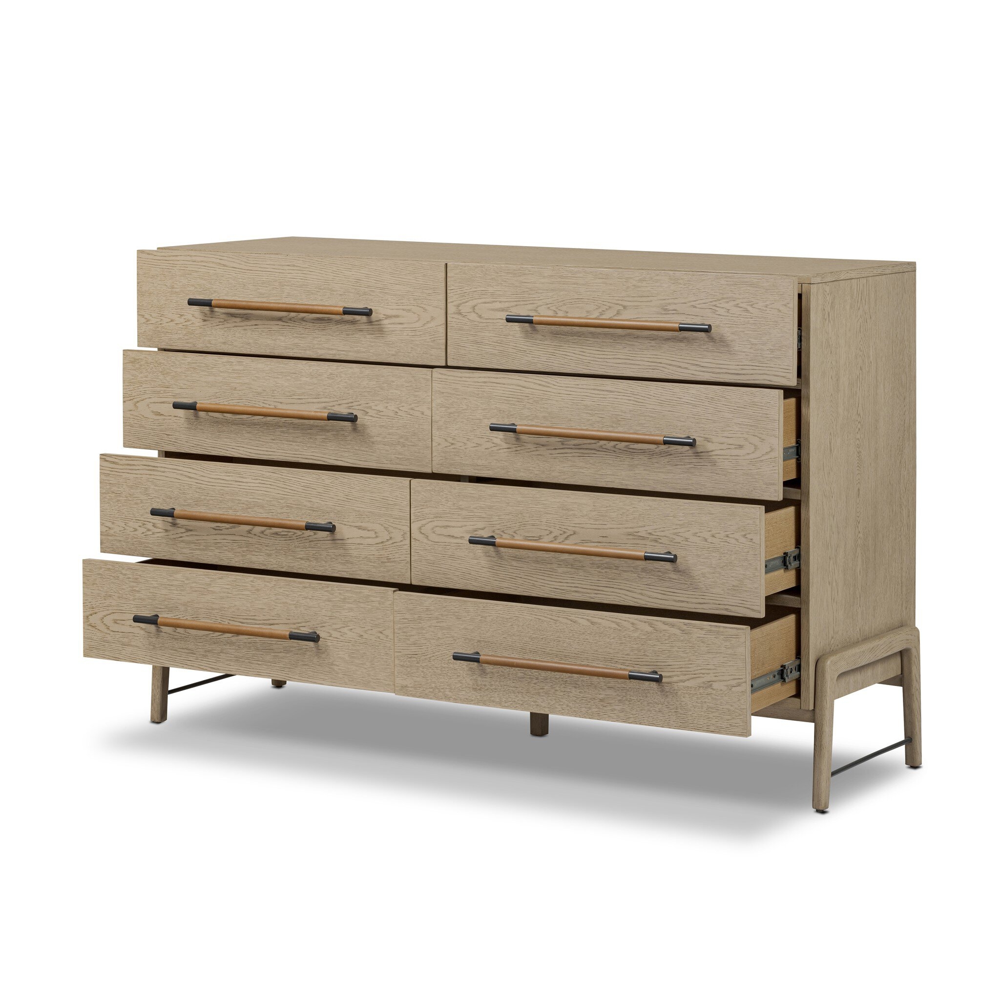 Rosedale 8 Drawer Dresser - Yucca Oak Veneer - Image 7