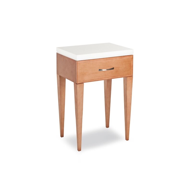 Cabot Wrenn Julian End Table with Storage Table Base Color: Light Maple - Image 0