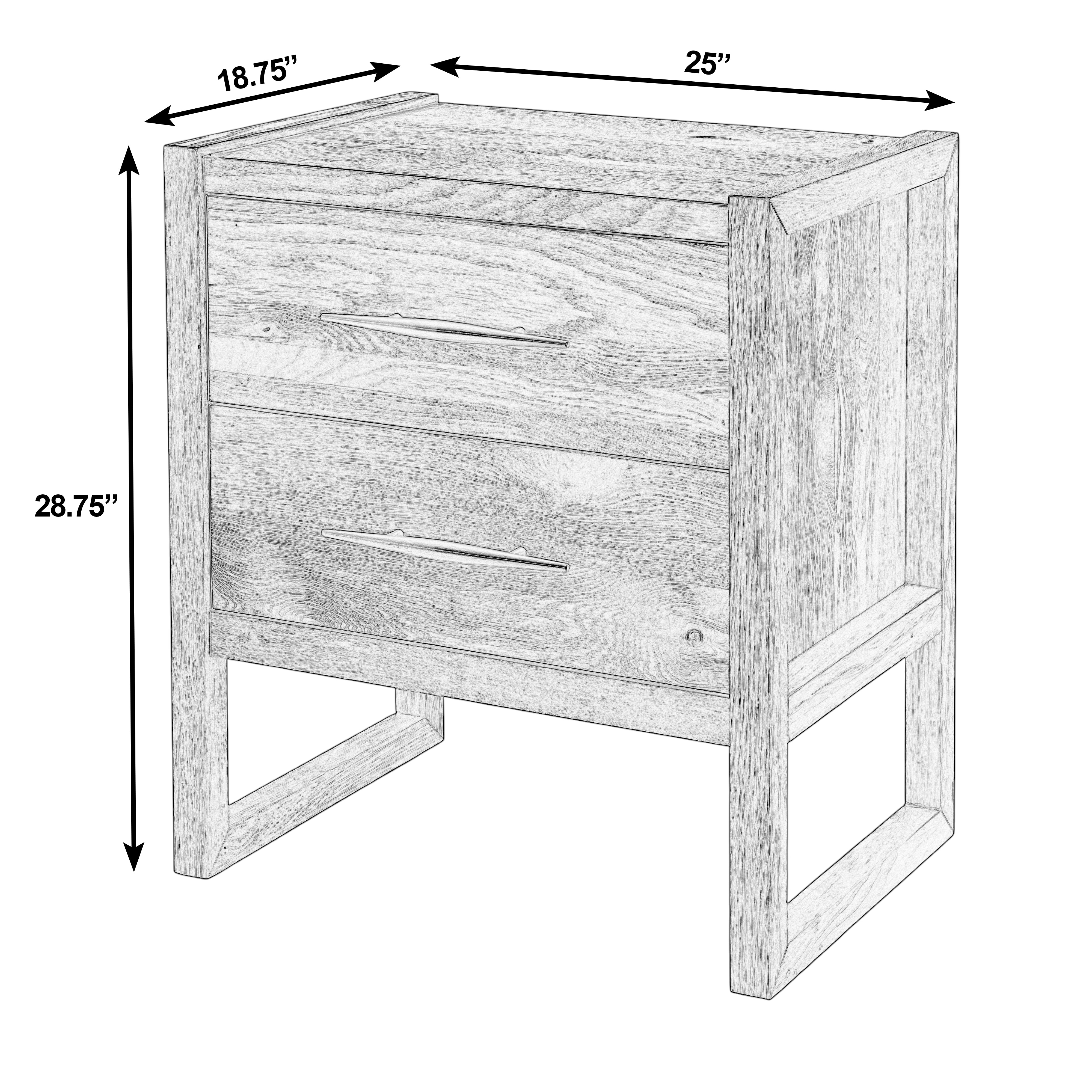 Oakley Natural Nightstand - Image 2