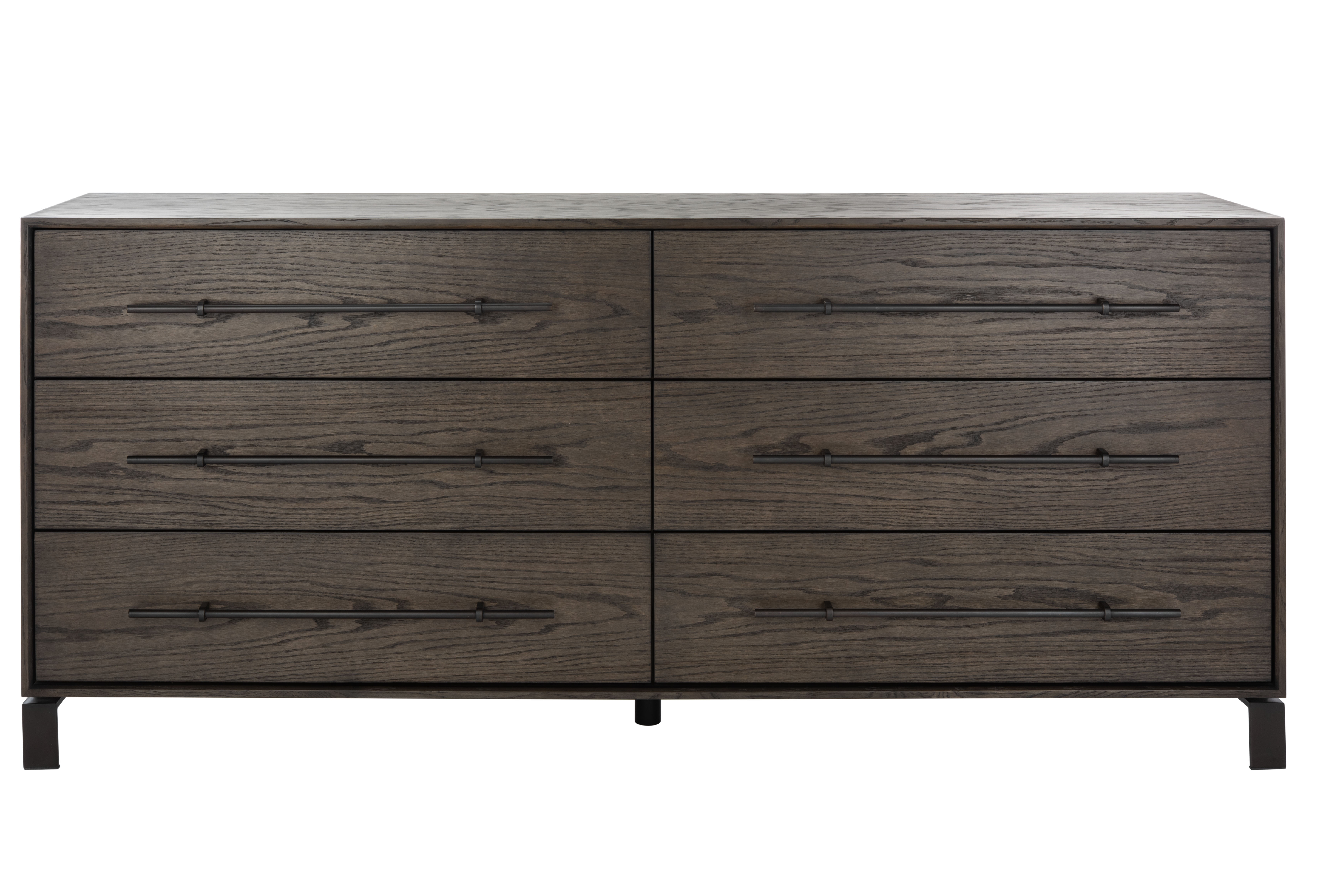 Simmons 6 Drawer Wood Dresser - Dark Walnut  - Arlo Home - Image 0